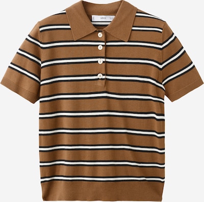 MANGO Neulepaita 'LUKO' värissä karamelli / musta / valkoinen, Tuotenäkymä