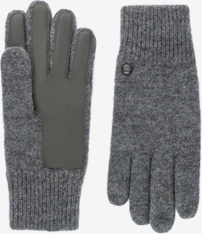 Roeckl Strickhandschuhe 'FELTED WOOL' in grau / anthrazit / silbergrau / rauchgrau / hellgrau / dunkelgrau / graumeliert, Produktansicht