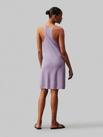 Calvin Klein Jeans Knitted dress in Purple
