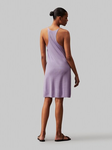 Calvin Klein Jeans Knitted dress in Purple