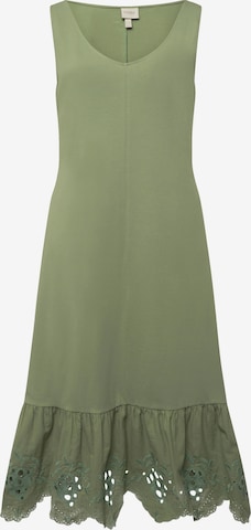 Ulla Popken Dress in Green: front