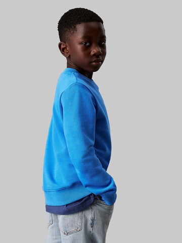 Calvin Klein Jeans Sweatshirt in Blauw