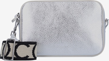 Coccinelle Crossbody Bag 'Tebe' in Silver: front