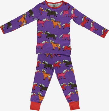 Småfolk Pajamas in Purple: front