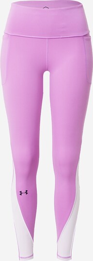 UNDER ARMOUR Sportbyxa 'Rush' i lila / vit, Produktvy
