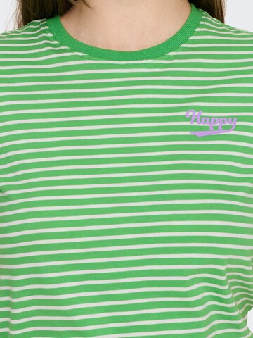 ONLY Μπλουζάκι 'WEEKDAY' σε πράσινο