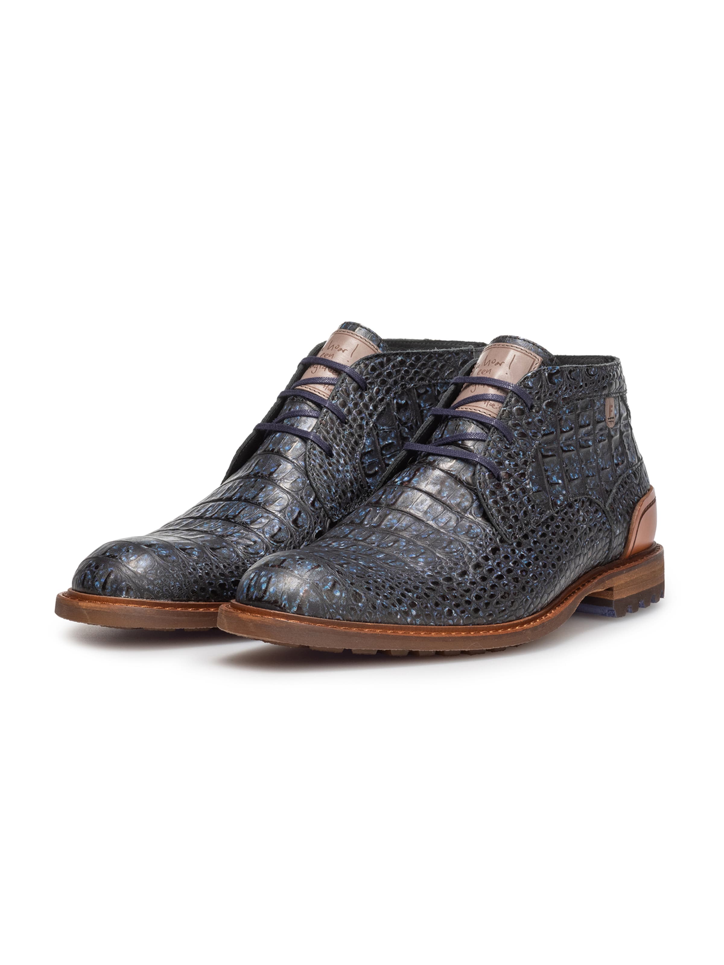 Floris van Bommel Chukka Boots 'Crepi 13' in Blauw