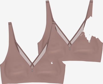 TRIUMPH Bra ' True Shape Sensation ' in Brown: front