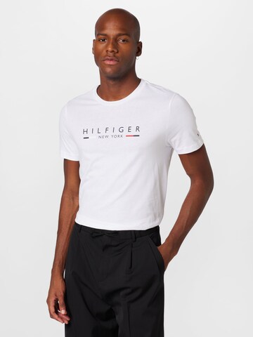 Tricou 'New York' de la TOMMY HILFIGER pe alb: față