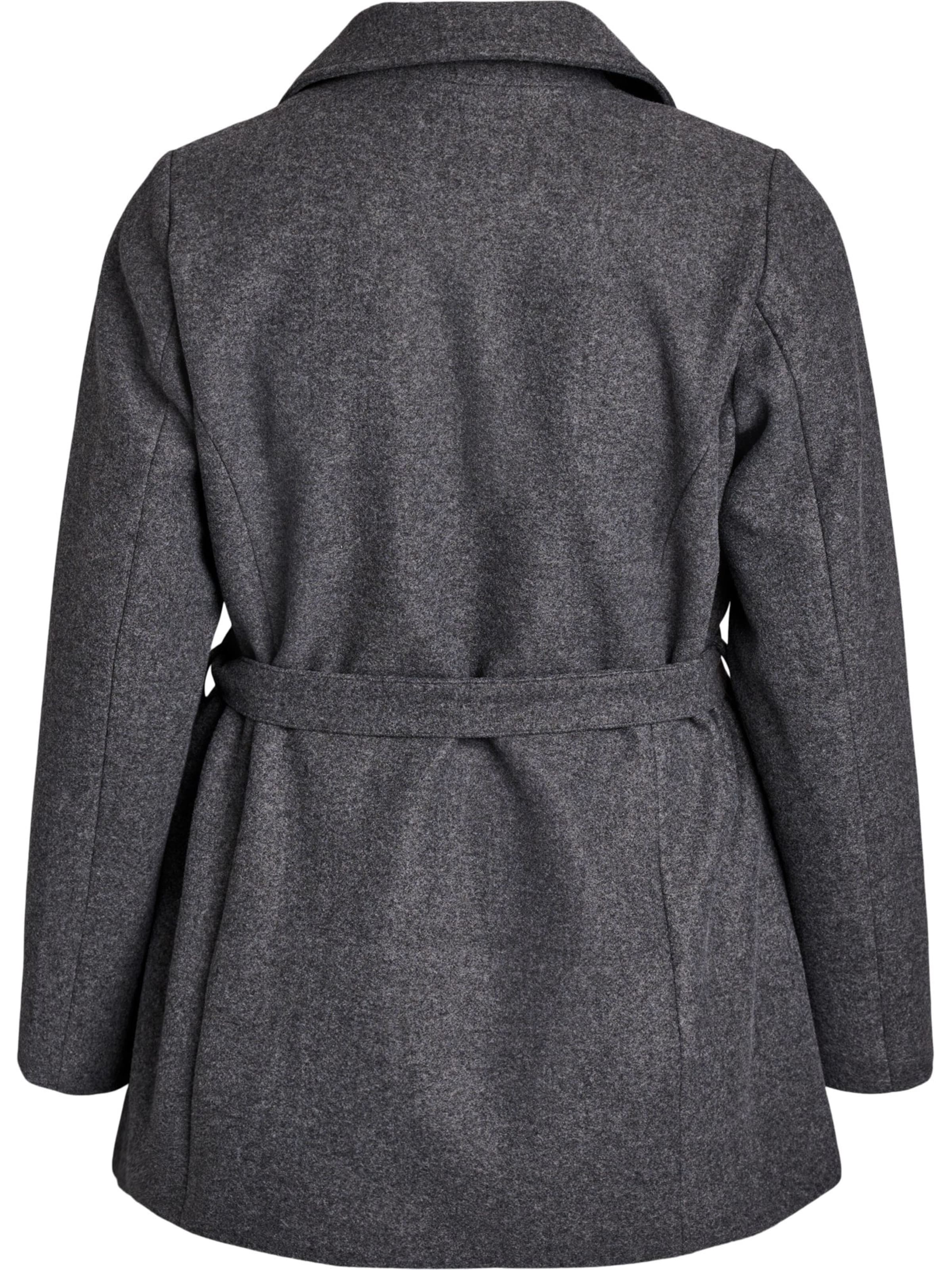 Zizzi Демисезонное пальто 'Cacallie' в Серый