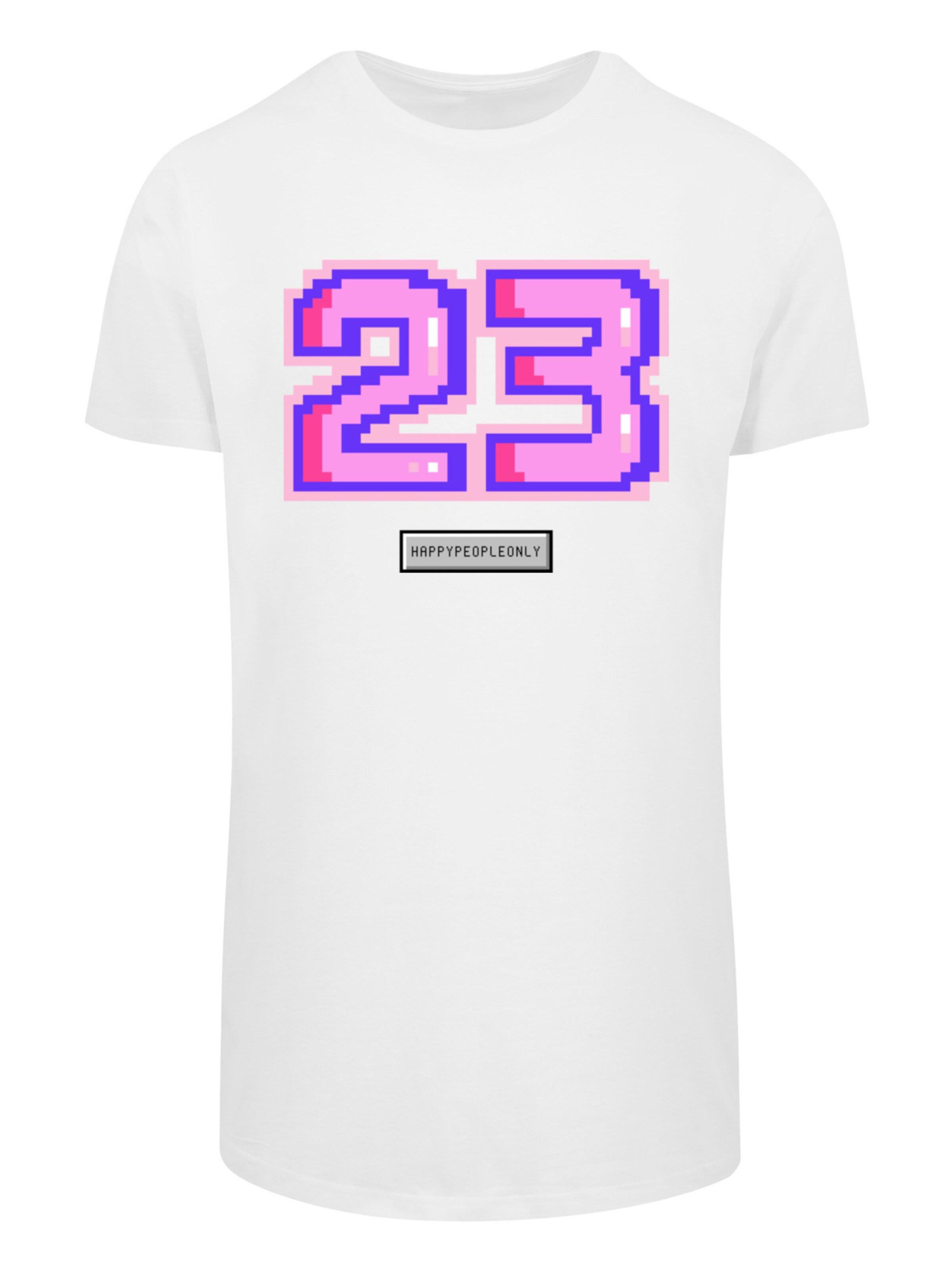 F4NT4STIC Shirt in Wit: voorkant