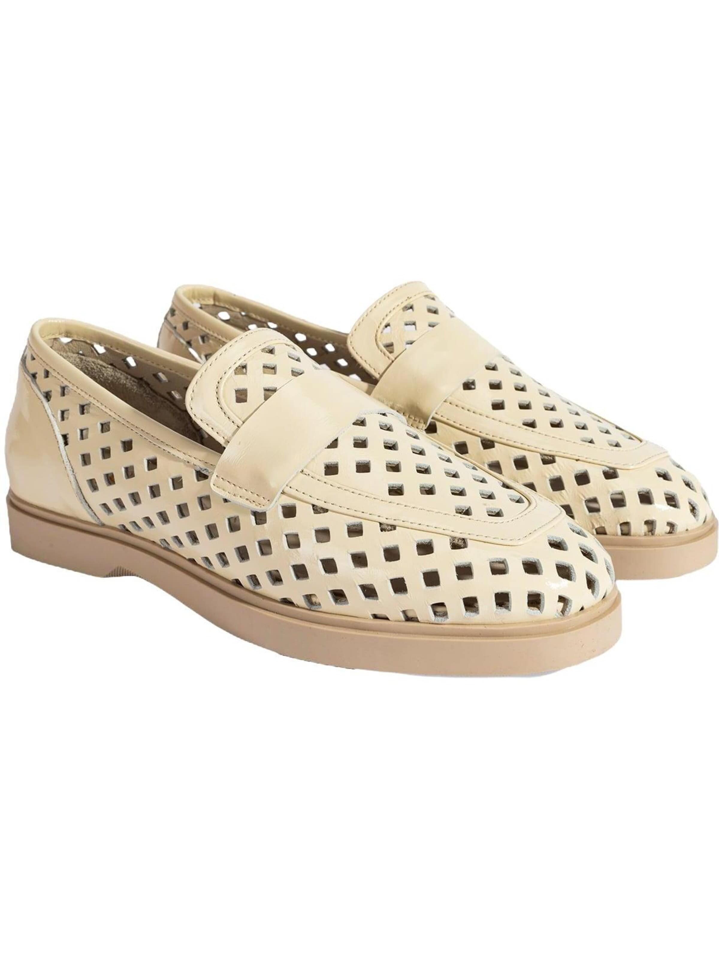 Desa Mocassins in Beige: voorkant