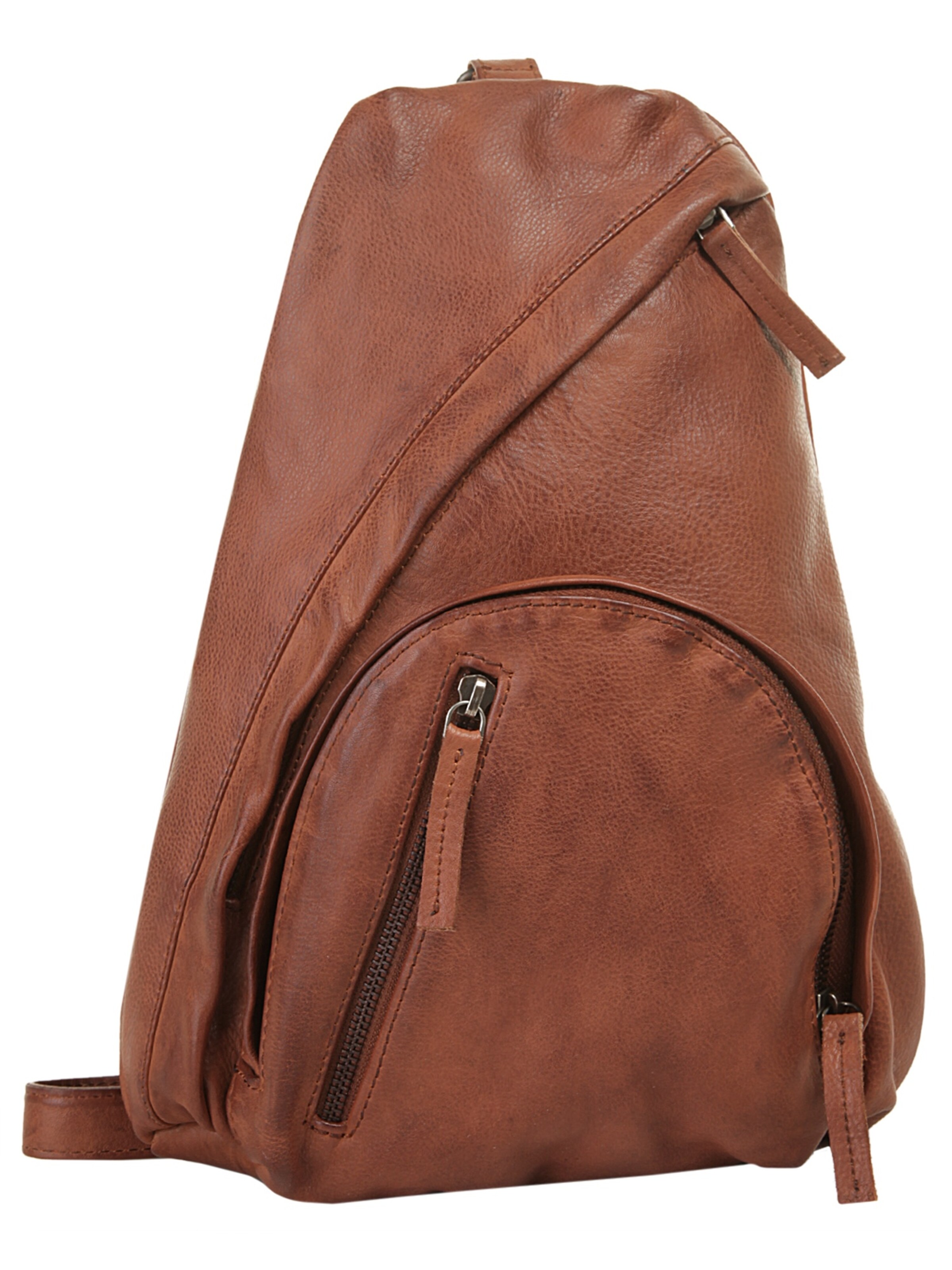 wou wou Crossbody Bag in Brown: front