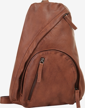 wou wou Crossbody Bag in Brown: front