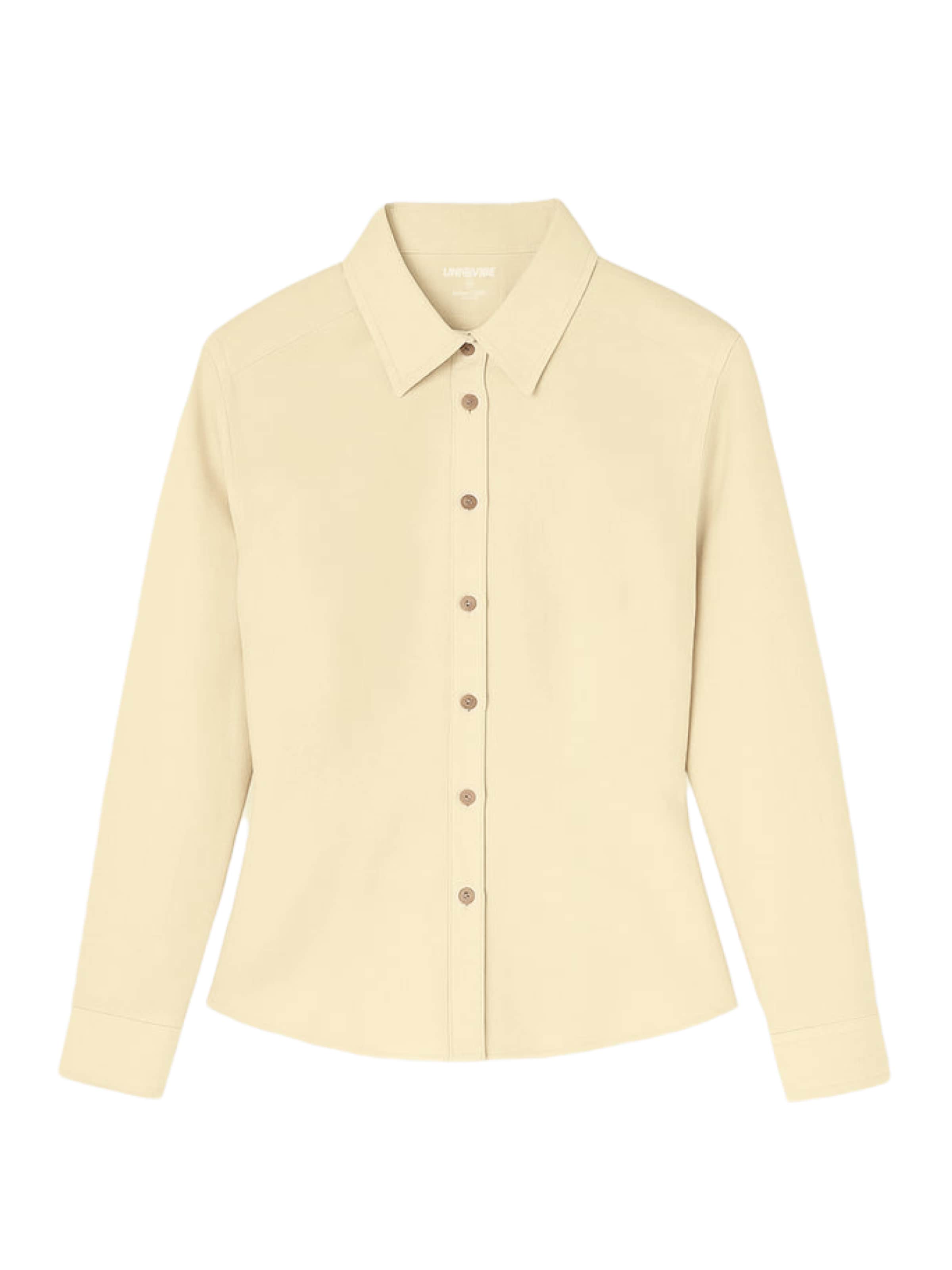 UNIQVIBE Bluse in Gelb: Vorderseite