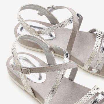 LASCANA Strap Sandals in Silver