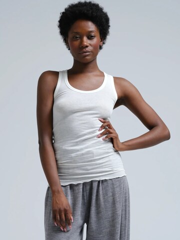 Top 'Bella' di Seamless Basic in bianco: frontale