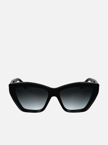 Lunettes de soleil Karl Lagerfeld en noir : devant