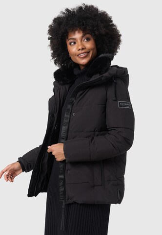 NAVAHOO Winterjacke 'Sag ja XIV' in Schwarz