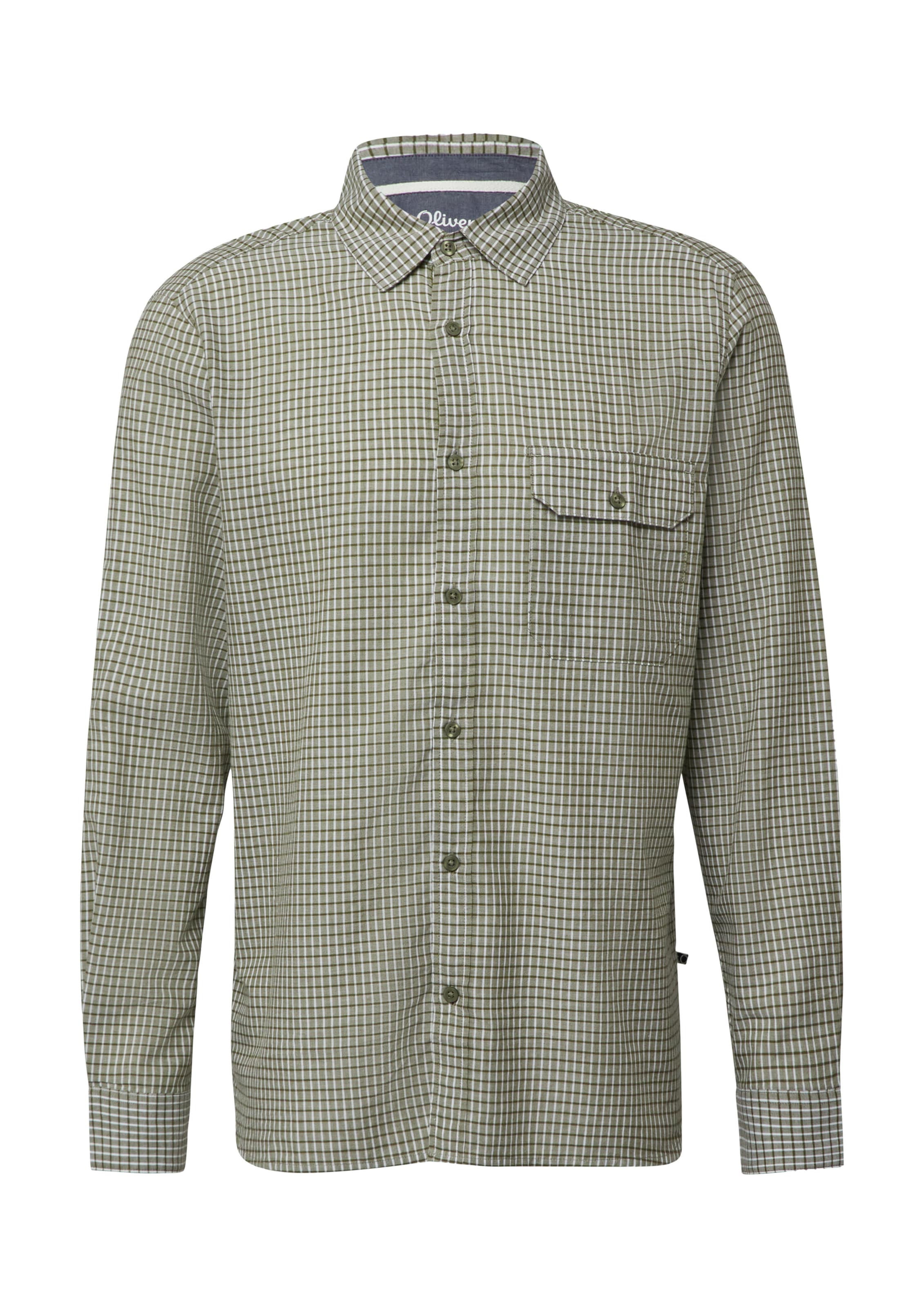 s.Oliver Regular Fit Hemd in Weiß: Vorderseite