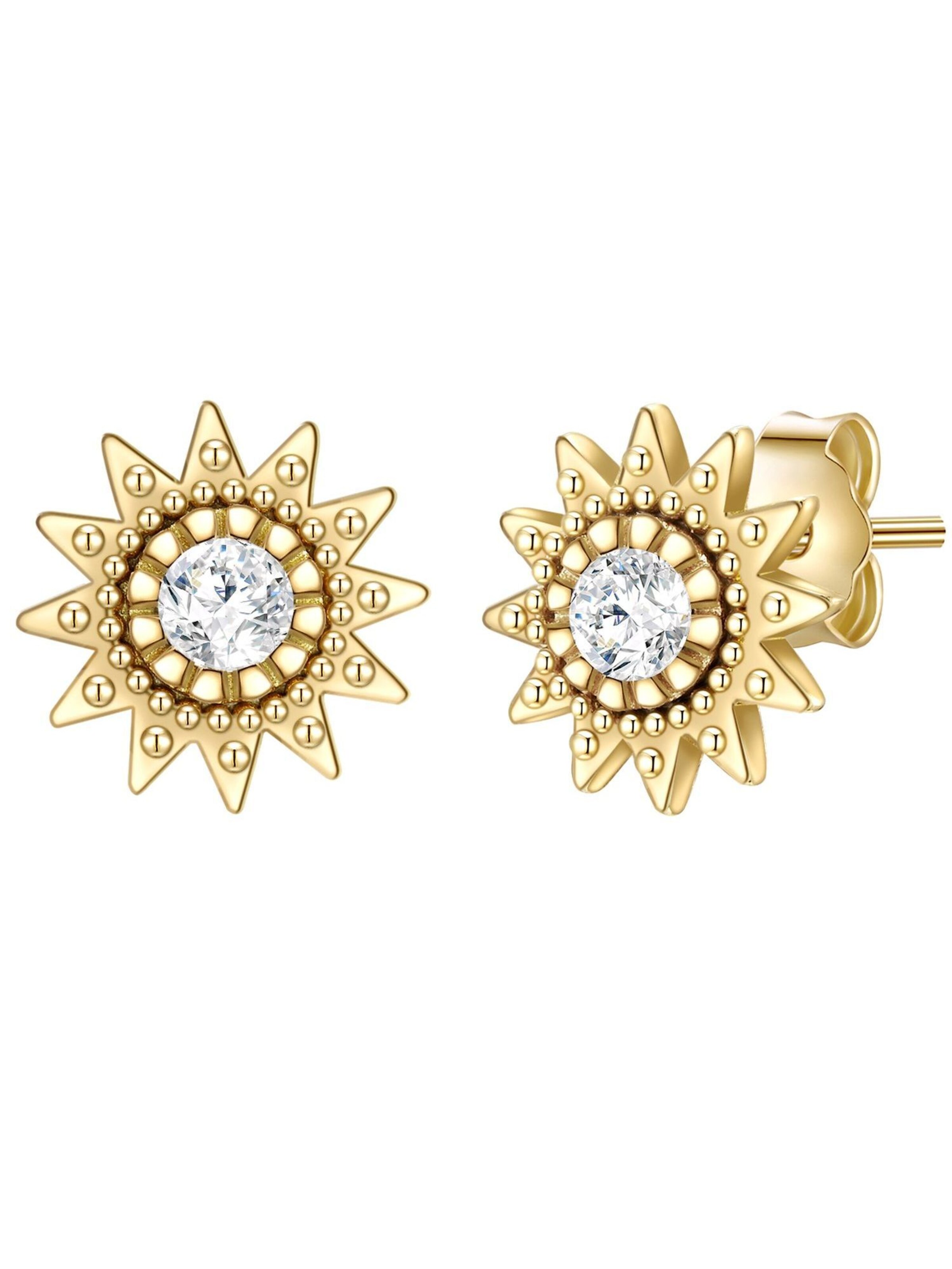 Glanzstücke München Ohrringe in Gold: Vorderseite