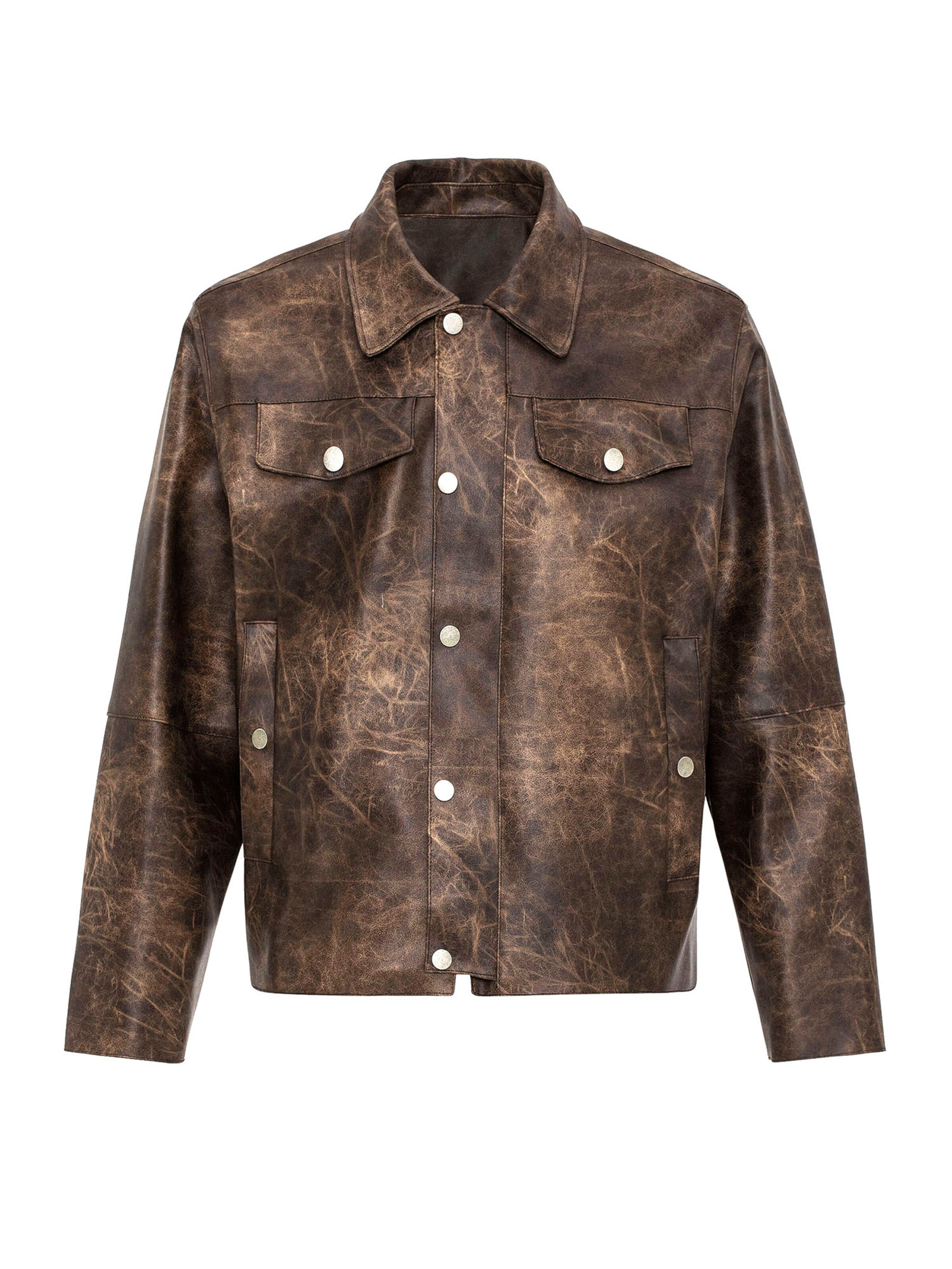 Antioch Övergångsjacka i brun: framsida