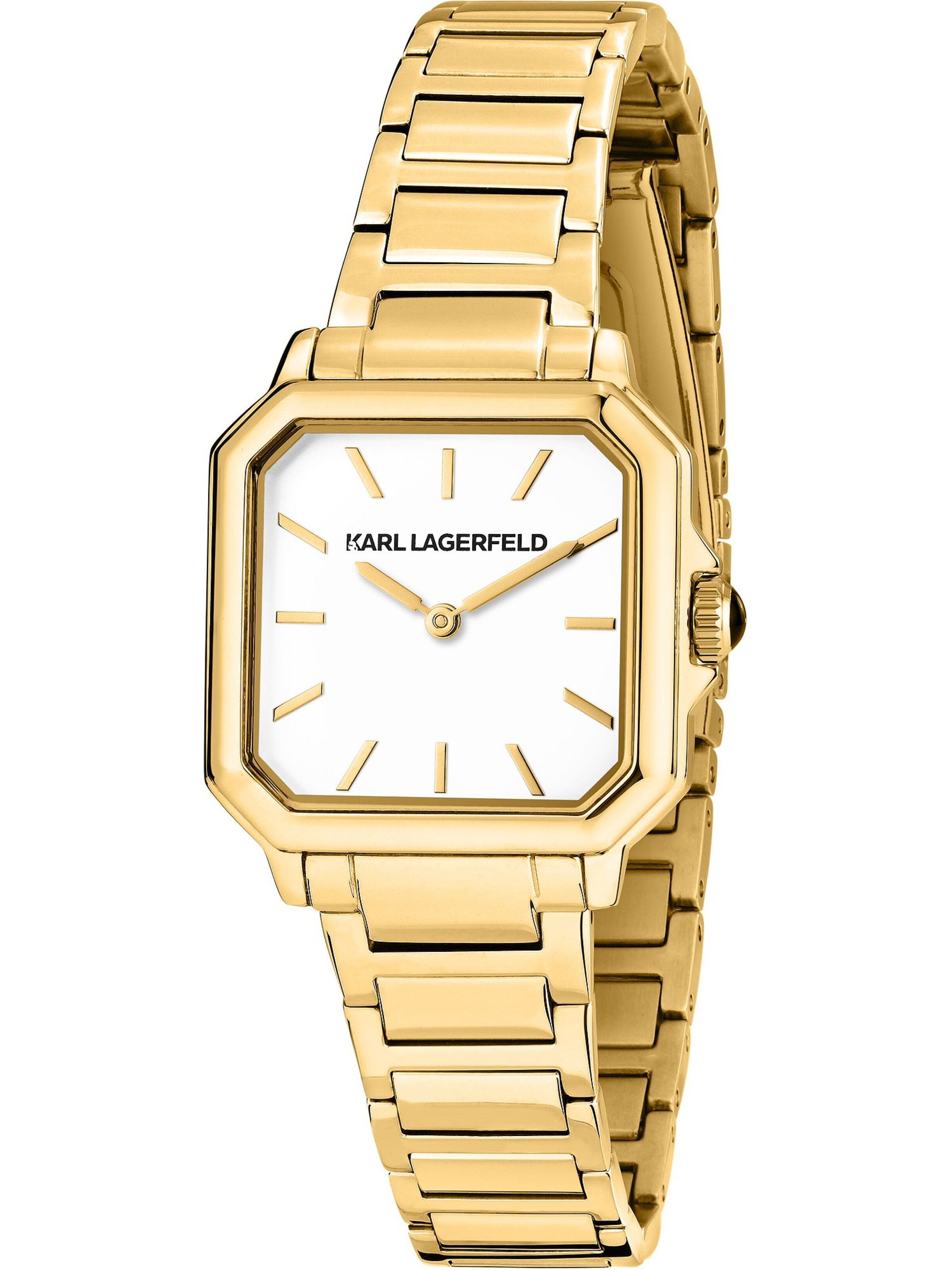 Karl Lagerfeld Uhr in Gold: Vorderseite