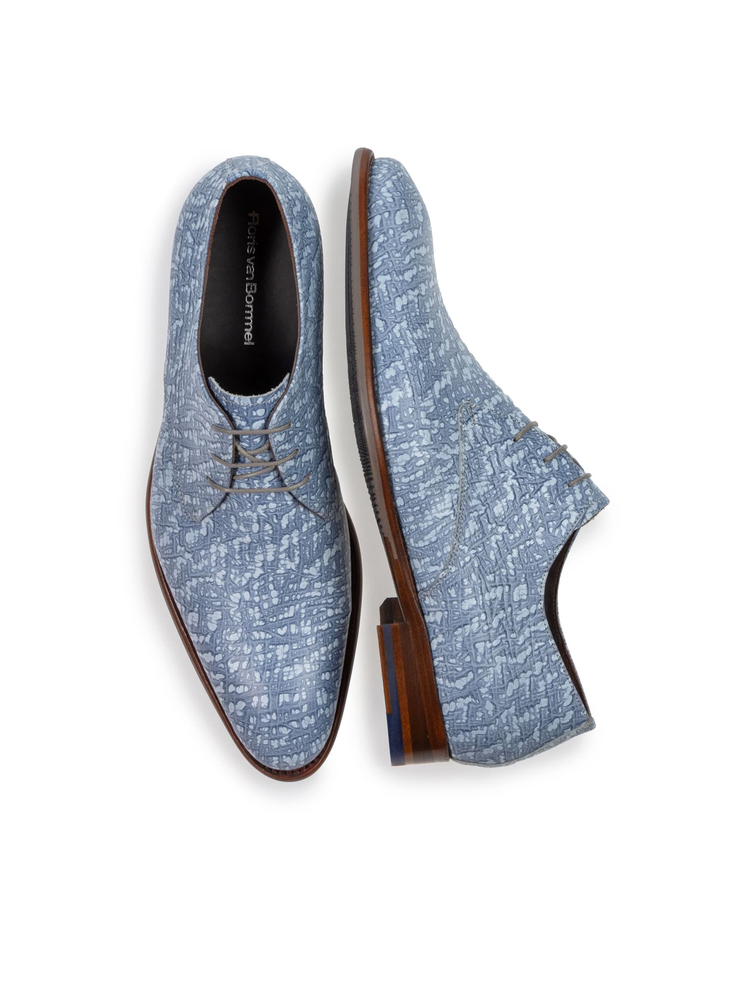 Floris van Bommel Schnürschuh 'DE STAPPER 06' in Blau