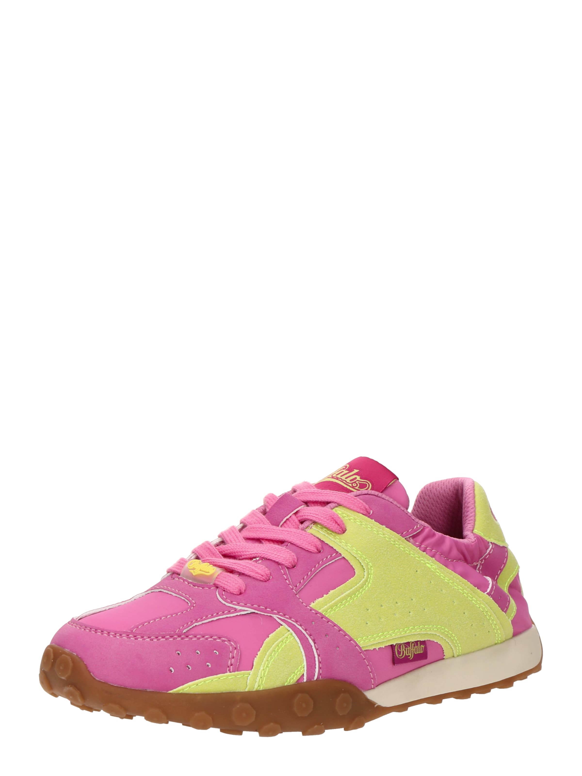 BUFFALO Низкие кроссовки в Ярко-розовый: спереди