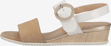 HASSIA Strap Sandals in White: front