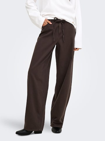 ONLY - regular Pantalón en marrón: frente