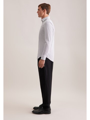 SEIDENSTICKER Slim fit Business shirt in Grey