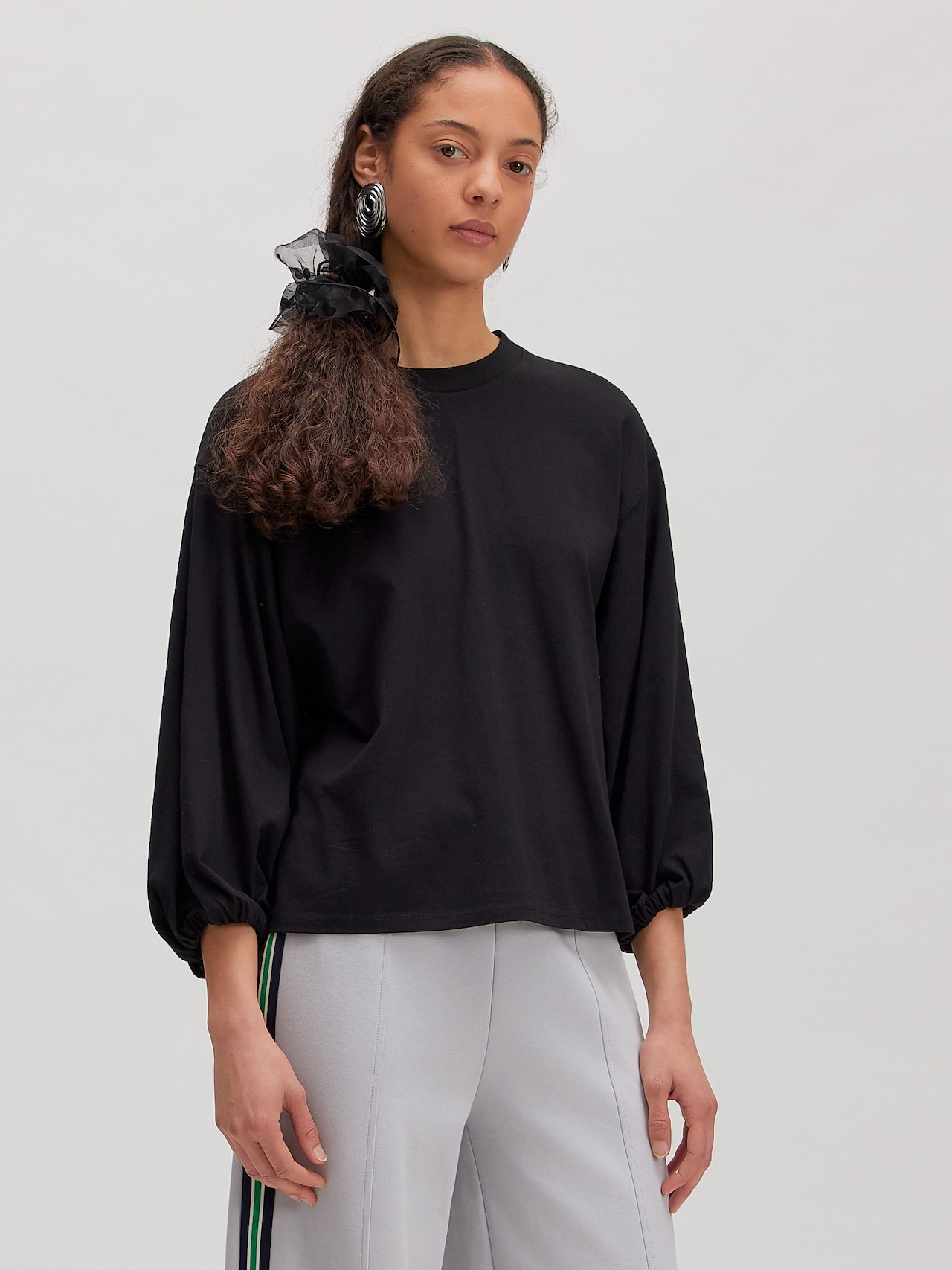 EDITED Shirt 'Invana' Zwart