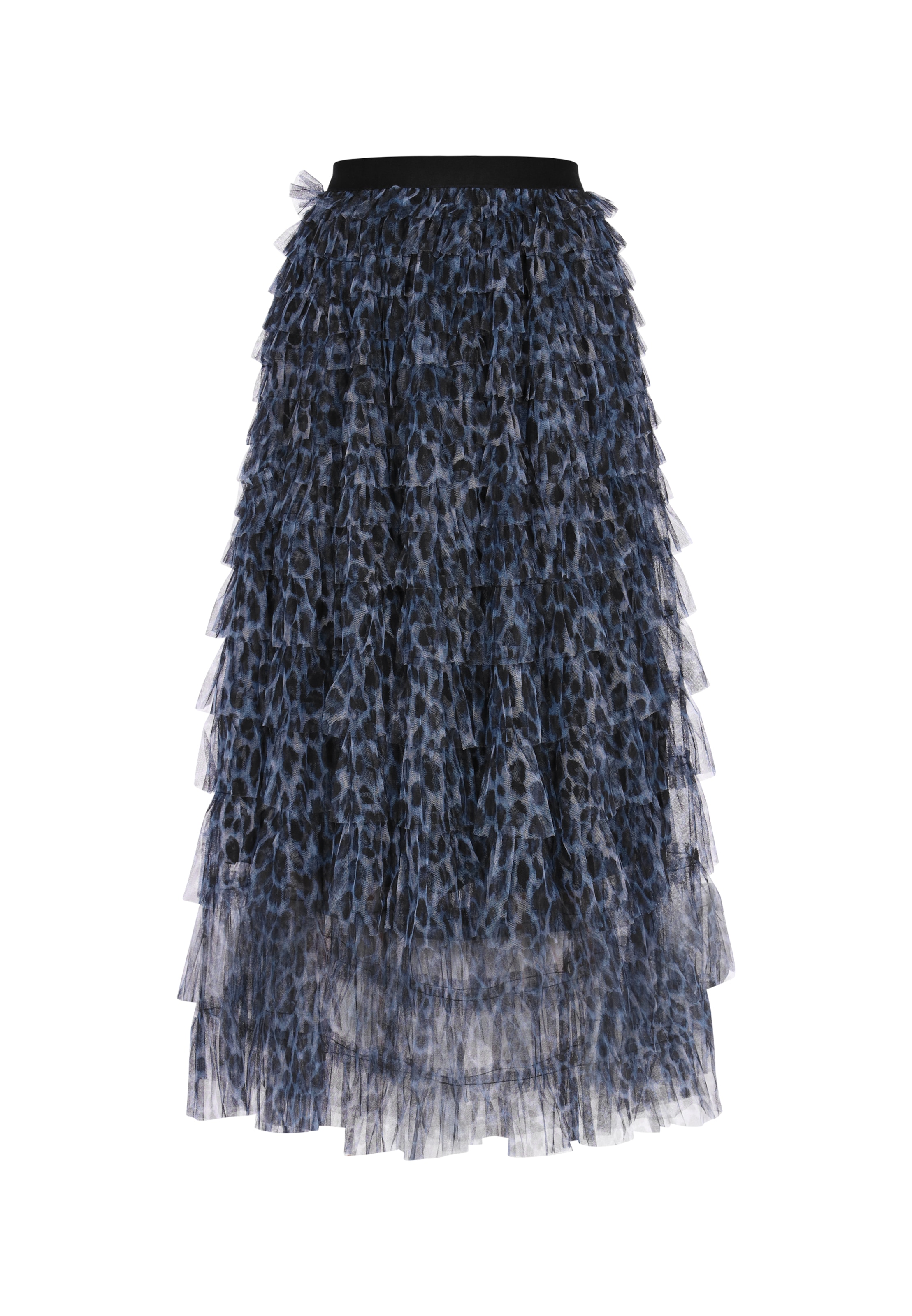 faina - Saia em azul: frente