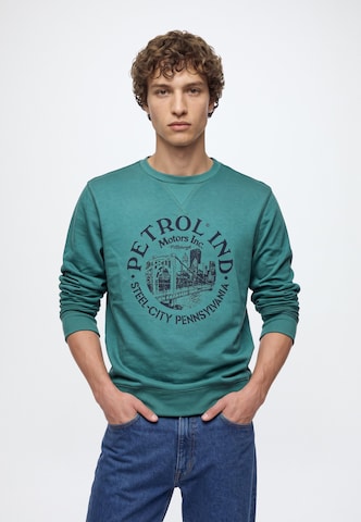 Petrol Industries Sweatshirt in Green