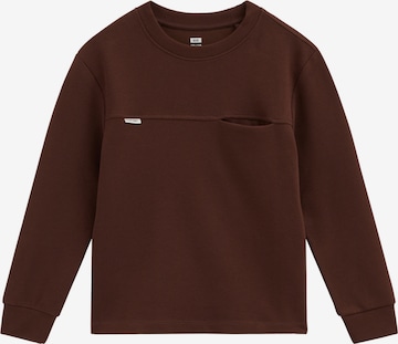 WE Fashion Paita värissä ruskea: etupuoli