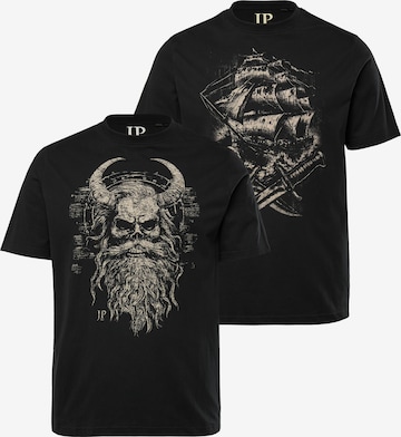 JP1880 Shirt in Schwarz: Vorderseite