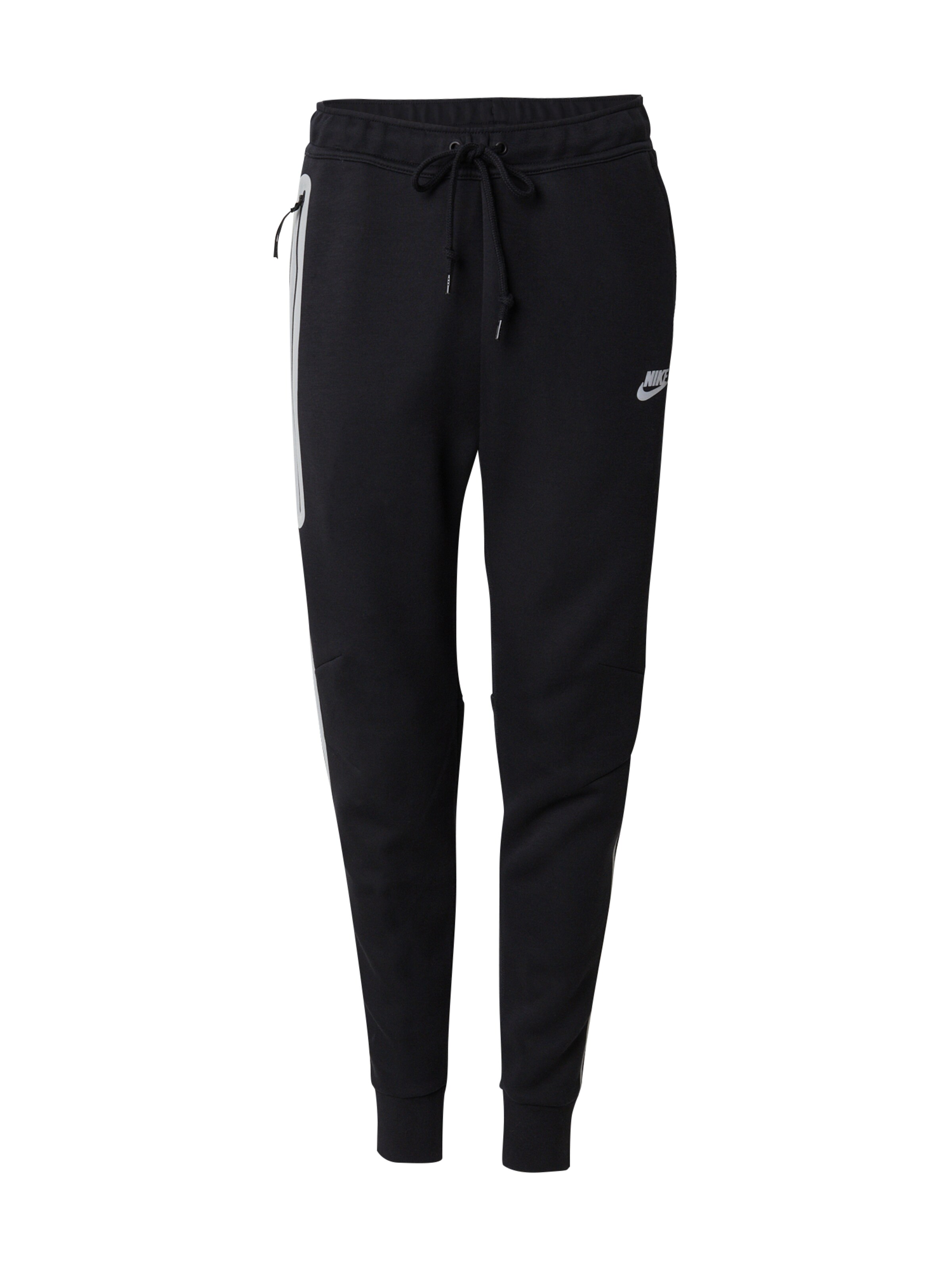 Nike Sportswear Tapered Housut värissä musta: etupuoli