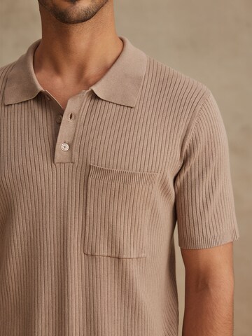 DAN FOX APPAREL Poloshirt 'Nils' in Grau