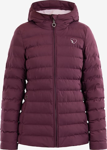 MYMO Zimná bunda - fialová: predná strana