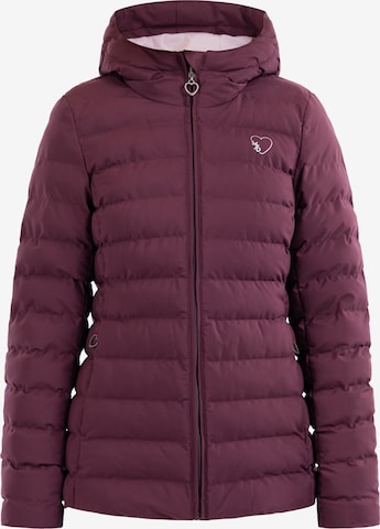 MYMO Winter Jacket in Purple: front