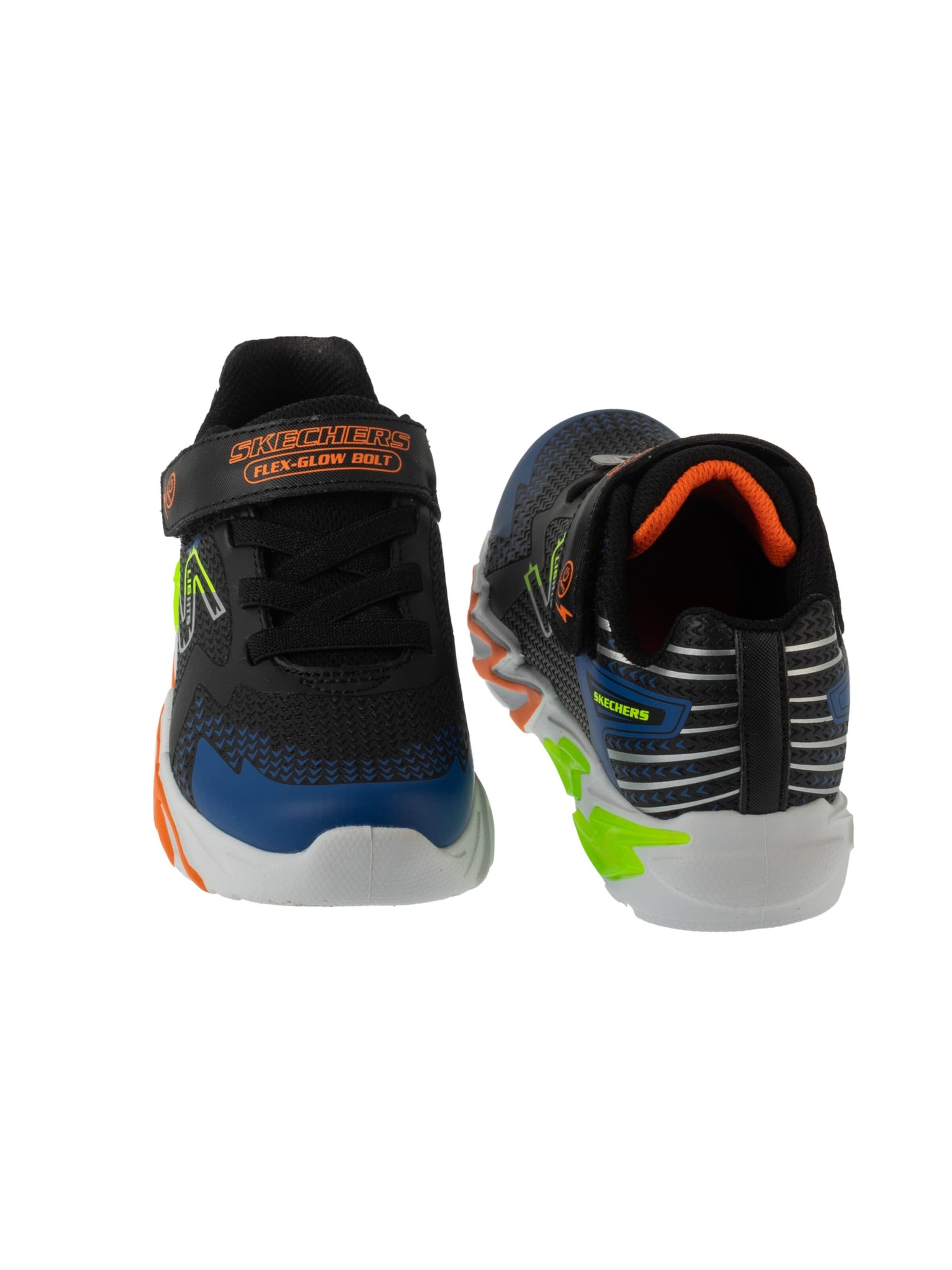 SKECHERS Sneakers 'S Lights: Flex-Glow Bolt' in Zwart