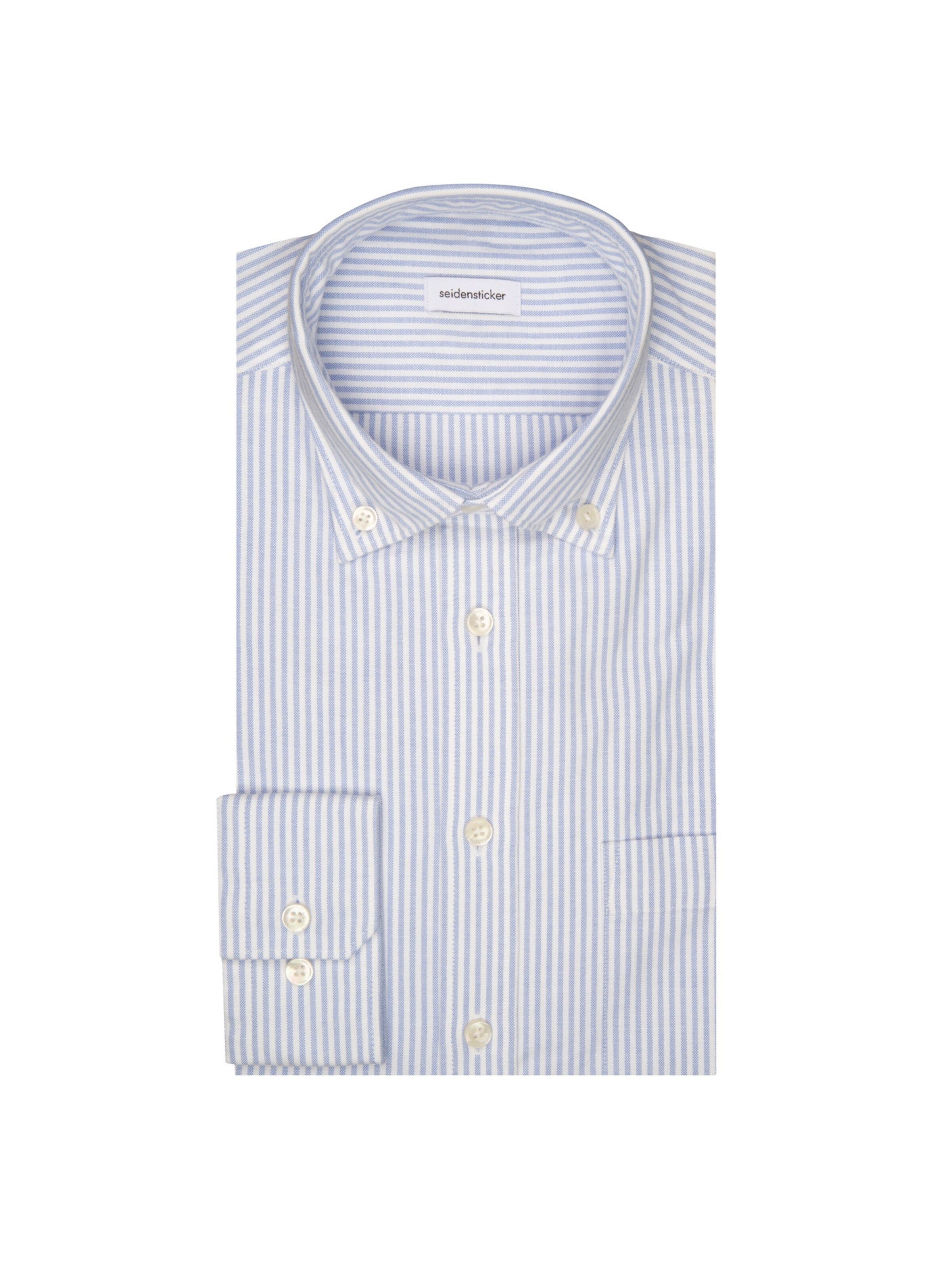 Coupe regular Chemise business 'SMART CASUAL' SEIDENSTICKER en bleu