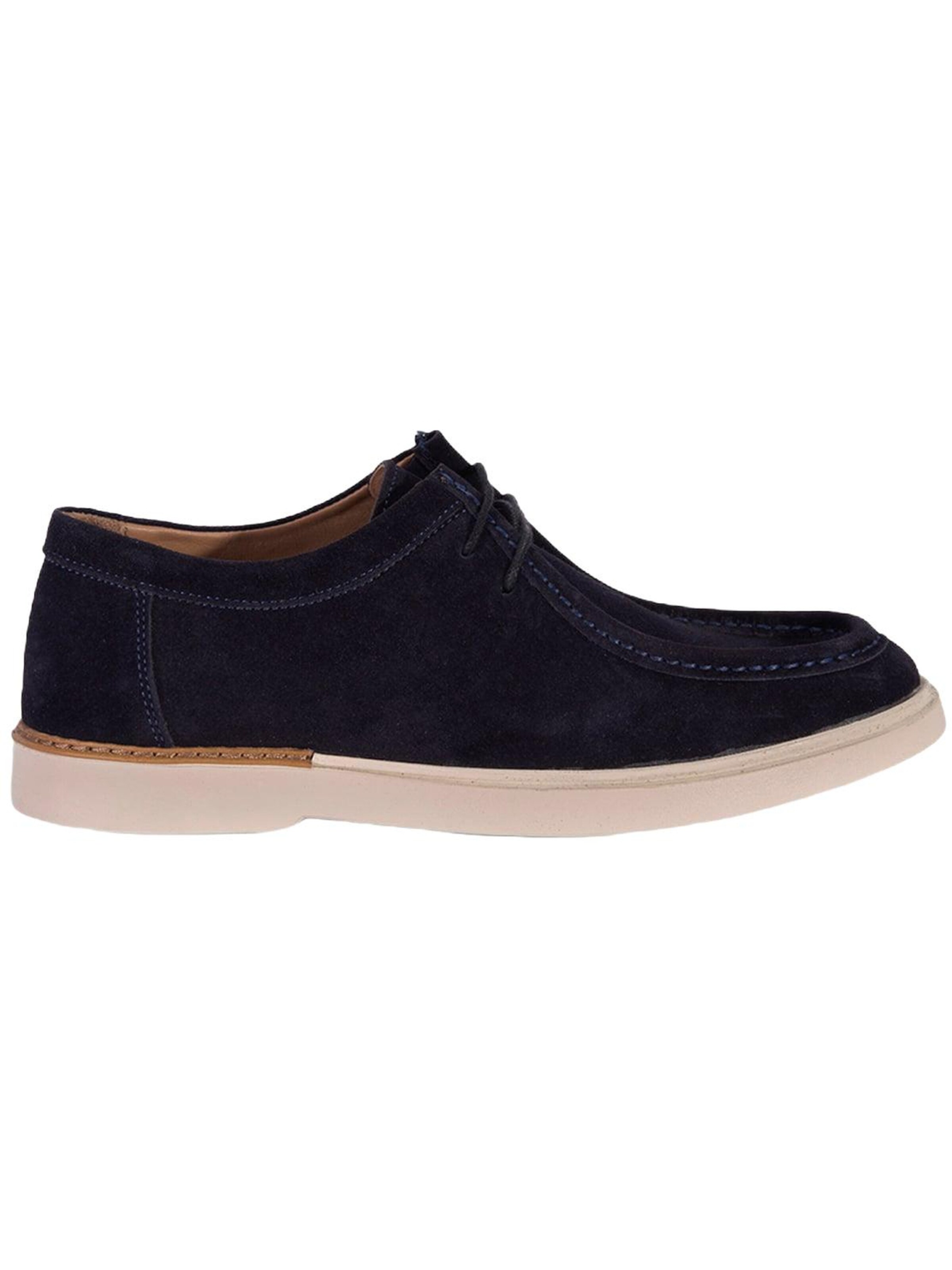 Desa Lace-Up Shoes 'DESA Herren-Schnürschuhe aus Wildleder' in Blue