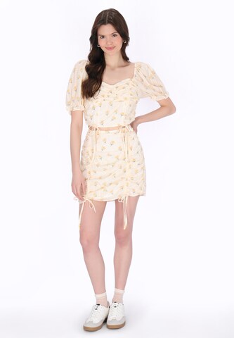 MYMO - Blusa 'Young Fashion' em amarelo