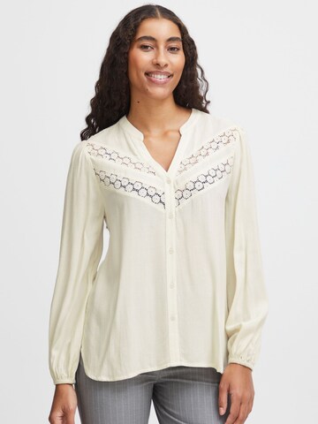 Camicia da donna 'Habine ' di b.young in beige: frontale