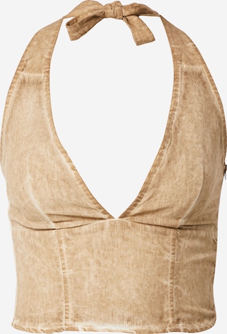 SHYX Top 'Anais' in Beige: voorkant