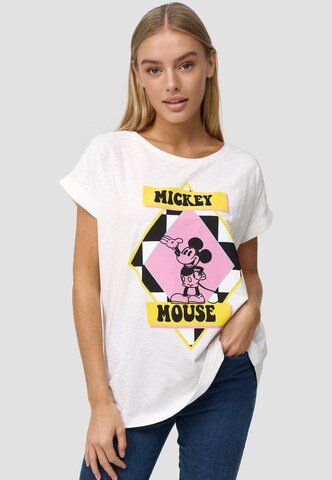 Recovered Shirt 'Mickey Mouse Pop Colour' in Beige: voorkant