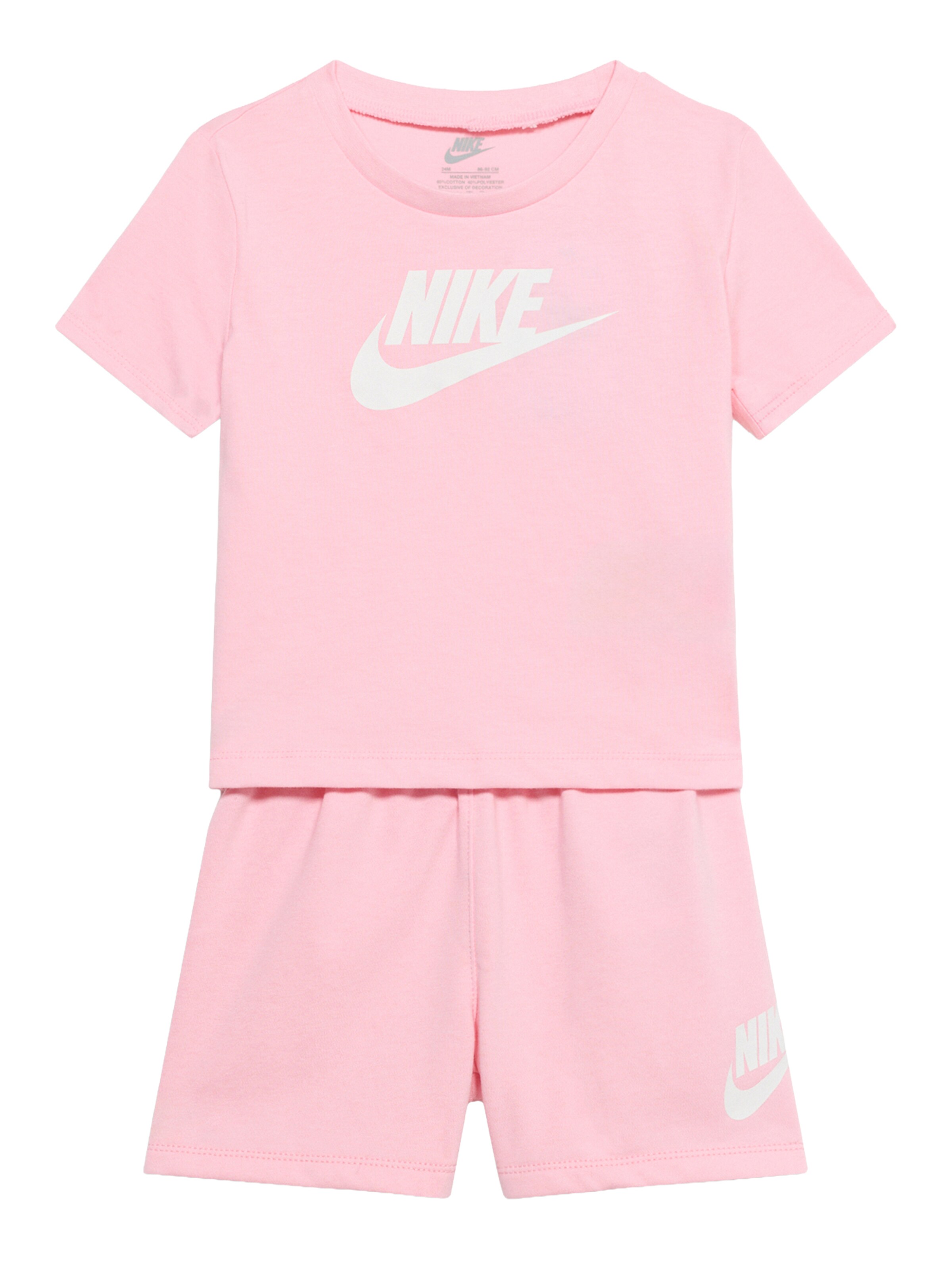 Nike Sportswear Joggingová souprava 'CLUB' – pink: přední strana
