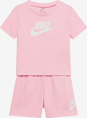 Nike Sportswear Joggingová souprava 'CLUB' – pink: přední strana